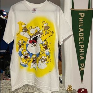 Vintage Homer Simpson All Over Print Teeshirt